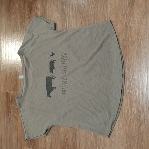 (M) Next Level Apparel Soft Classic Graphic Tee Vegan Animal Lover Animal Print